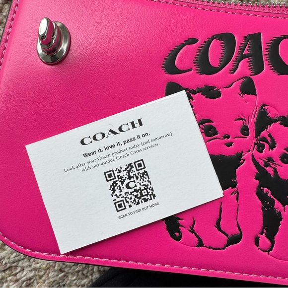 Coach x Lil Nas X Drop Penn Shoulder Bag RARE Kitten print! - Picture 7 of 9